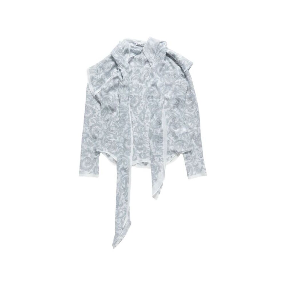 Acne Studios Women Paisley Print Silk Shirt